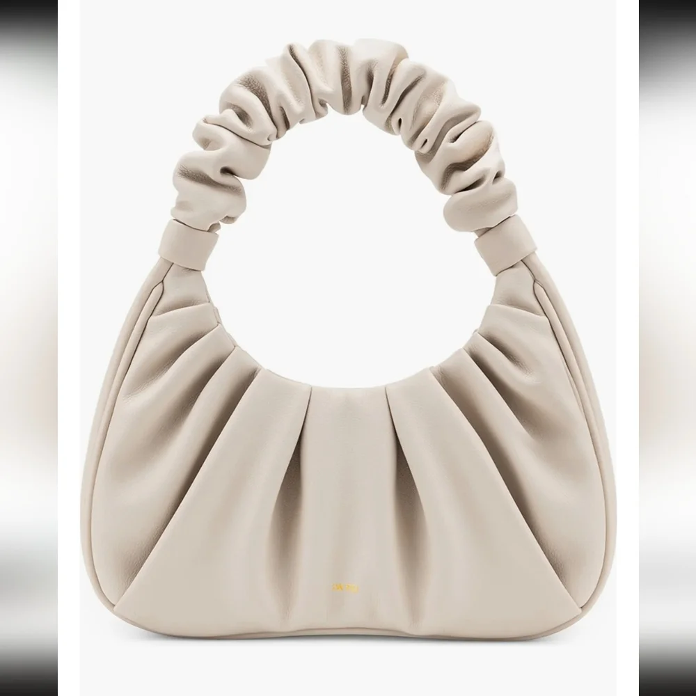 JW Pei Gabbi Ruched Faux Leather Hobo